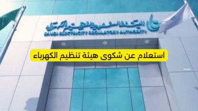 استعلام عن شكوى هيئة تنظيم الكهرباء
