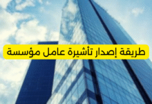 طريقة إصدار تأشيرة عامل مؤسسة