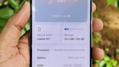 ظهور صور حية لهاتف Realme 15T تكشف تصميمه قبل موعد الإطلاق
