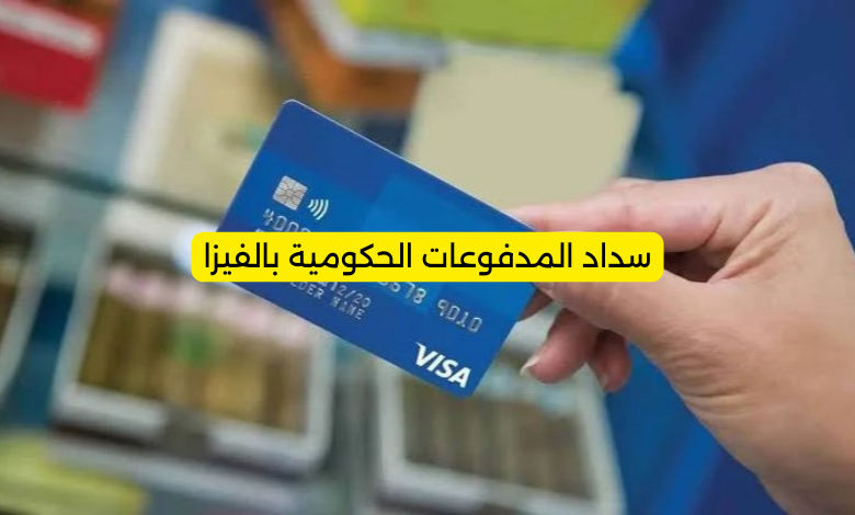 سداد المدفوعات الحكومية بالفيزا