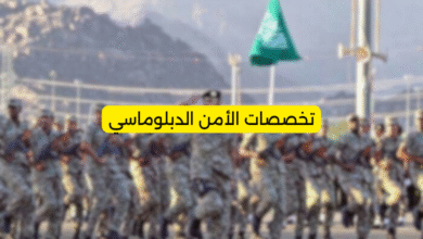 تخصصات الأمن الدبلوماسي