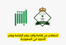استعلام عن إقامة وافد برقم الإقامة ورقم الحدود في السعودية (دليل مبسّط ورسمي)
