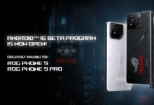 أسوس تطلق برنامج بيتا لنظام أندرويد 16 لهاتف ROG Phone 9 وROG Phone 9 Pro