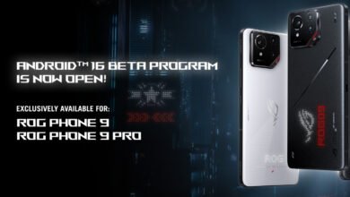 أسوس تطلق برنامج بيتا لنظام أندرويد 16 لهاتف ROG Phone 9 وROG Phone 9 Pro