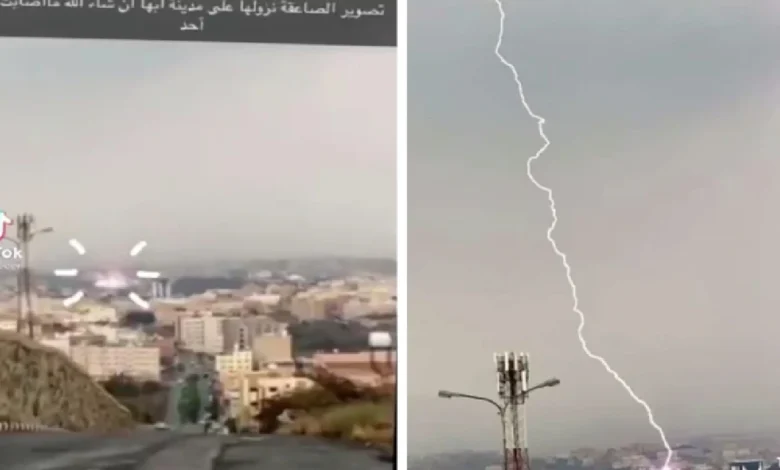 صاعقة رعدية تحول رحلة أم وابنتها في أبها إلى مأساة مؤلمة: ماذا حدث؟