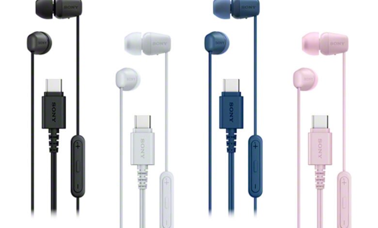 سوني تكشف عن سماعات IER-EX15C USB-C بتصميم صديق للبيئة