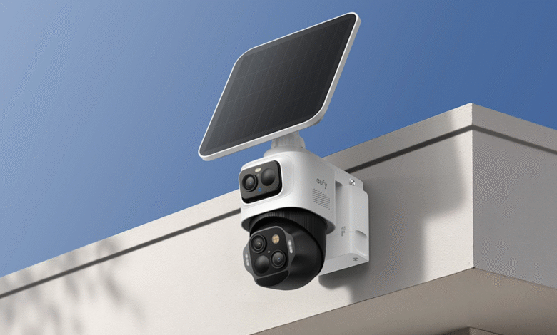 Eufy تكشف النقاب عن أحدث كاميرا أمنية مزودة بثلاث عدسات ولوحة شمسية قابلة للفصل #IFA2025