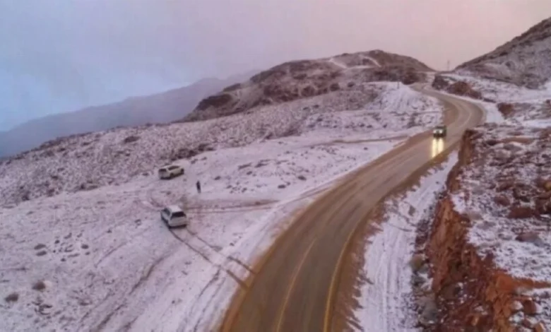 الأرصاد تعلن عن 5 مناطق في السعودية ستشهد تساقط الثلوج لأول مرة بداية من الثلاثاء