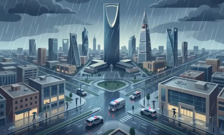 الوطني للأرصاد ينبه سكان الرياض من أمطار غزيرة حتى الاثنين
