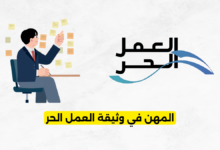 المهن في وثيقة العمل الحر