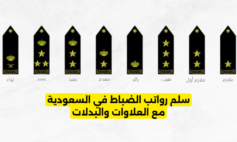 سلم رواتب الضباط