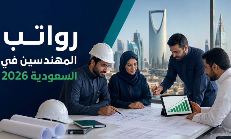 رواتب المهندسين في السعودية 2026 حسب التخصص والخبرة