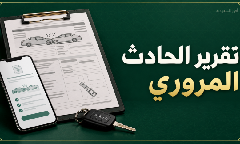 تقرير الحادث المروري والاستعلام عنه عبر أبشر ونجم