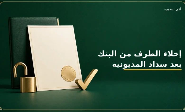 إخلاء الطرف من البنك بعد سداد المديونية في السعودية
