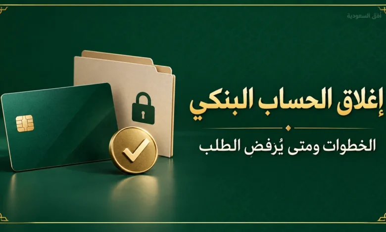 إغلاق الحساب البنكي في السعودية والخطوات وأسباب رفض الطلب