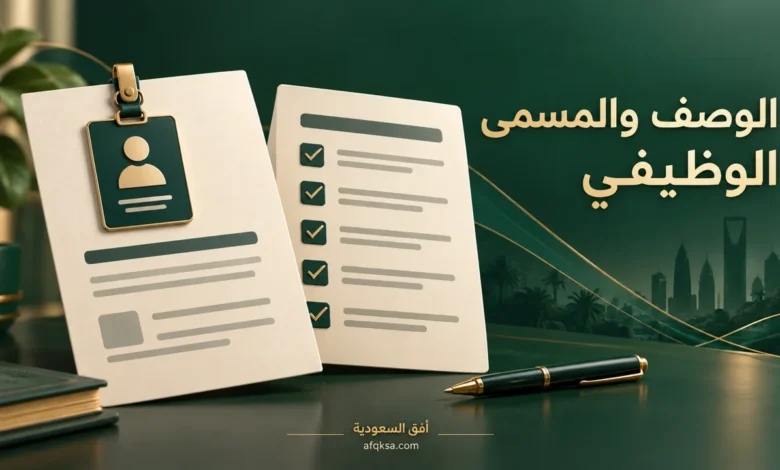 الفرق بين الوصف الوظيفي والمسمى الوظيفي