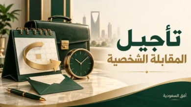طلب تأجيل المقابلة الشخصية