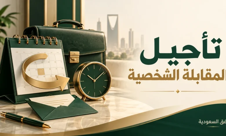 طلب تأجيل المقابلة الشخصية