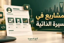 المشاريع في السيرة الذاتية