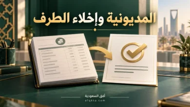 الفرق بين خطاب المديونية وإخلاء الطرف