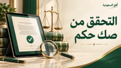 التحقق من صك حكم عبر ناجز