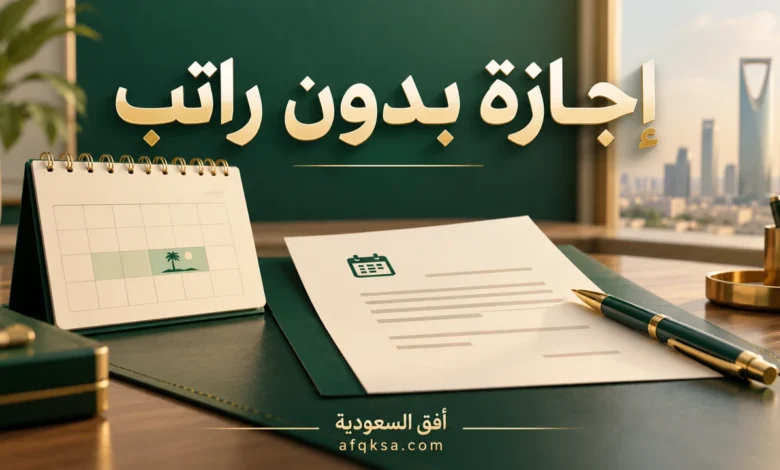 طلب إجازة بدون راتب