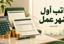 حساب راتب أول شهر عمل