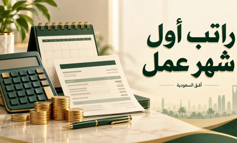حساب راتب أول شهر عمل