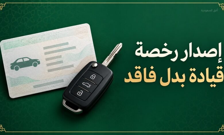 إصدار رخصة قيادة بدل فاقد