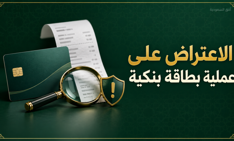 الاعتراض على عملية بطاقة بنكية غير مصرح بها