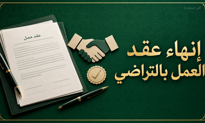 إنهاء عقد العمل بالتراضي في السعودية