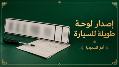 إصدار لوحة طويلة للسيارة