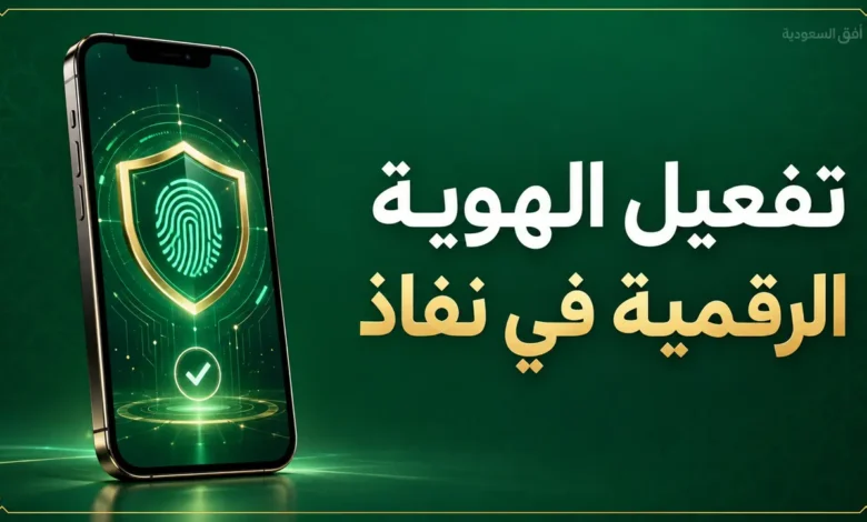 تفعيل الهوية الرقمية في تطبيق نفاذ