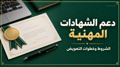 دعم الشهادات المهنية الاحترافية وشروط وخطوات التعويض من هدف