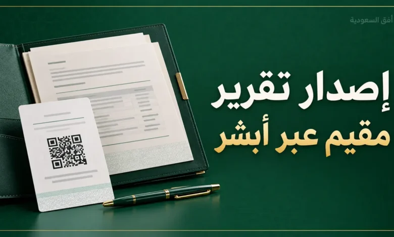 إصدار تقرير مقيم عبر أبشر ومدة صلاحية التقرير