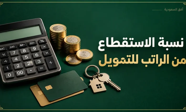 نسبة الاستقطاع من الراتب للتمويل الشخصي والعقاري
