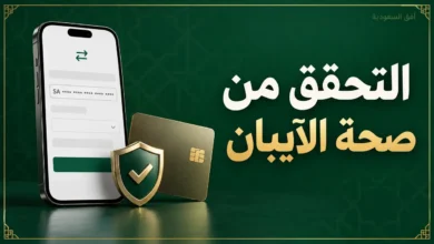 التحقق من صحة الآيبان السعودي